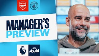 WATCH LIVE! Pep Guardiola Press Conference | Arsenal v Man City | Premier League