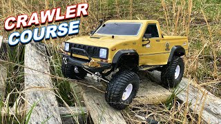 DIY 5 Minute RC Car Crawler Course - RGT EX86110 - TheRcSaylors