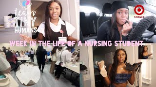 WEEK IN THE LIFE OF A NURSING STUDENT (Atlanta): Nurse Extern Interview | Target Run | IG Photoshoot