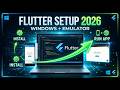Install Flutter on Windows & Run First App | VS Code + Android Emulator (Step-by-Step) | 2026