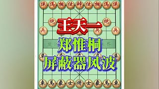 王天一对战郑惟桐#抖音电脑版 #喜欢象棋关注我 #象棋布局 #思维训练 #高手过招