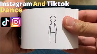 Instagram and Tiktok Dance Flipbook | flipbook animation
