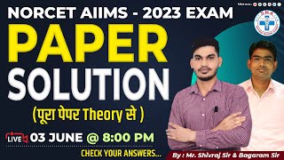 Norcet - 2023 Paper Solution || Complete Theory base Paper | By -Mr. Shivraj Sir (Selection Machine)