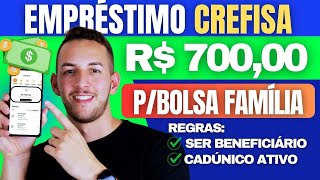 EMPRÉSTIMO CREFISA LIBERADO para TODOS do BOLSA FAMÍLIA e do CADASTRO ÚNICO: COMO CONTRATAR?