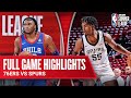 76ERS vs SPURS | NBA SUMMER LEAGUE | FULL GAME HIGHLIGHTS