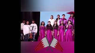 #Bahrain national anthem #group song 🎶#grisha #🇧🇭 #newindianschoolbahrain