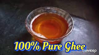 வீட்டிலேயே சுத்தமான நெய் தயரிக்கும் முறை / Making Pure Ghee at home...