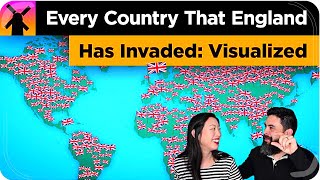 🇬🇧💪🏼COUNTRIES ENGLAND HAS INVADED | Americans React 😲😳