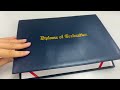 leather diploma holder custom leather certificate holder