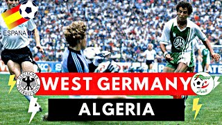 West Germany vs Algeria 1-2 All Goals \u0026 Highlights ( 1982 World Cup )