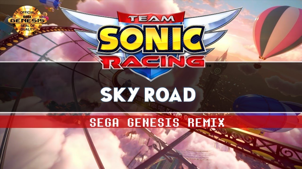 Team Sonic Racing - Sky Road - Sega Genesis Remix - YouTube