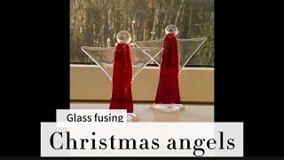 Christmas Glass fusing fun 4 #fusedglass