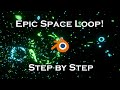 Easy Sci-fi Neon Particles Loop - Blender Tutorial