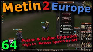 [64] Metin2 Europe - Boss Event \u0026 Zodiac \u0026 Poison Sword Upgrades