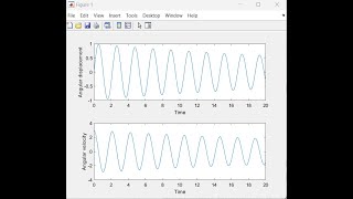 Pendulum Motion Animation Using Matlab