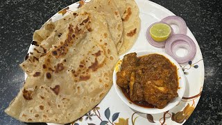 Maida Parota & Chicken Curry Recipe South India Combo