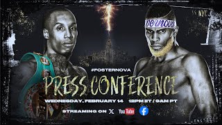 O'Shaquie Foster vs Abraham Nova | PRESS CONFERENCE