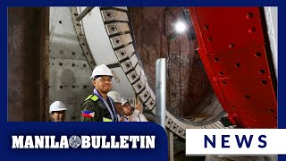 Tunnel Boring Machine launching ceremony and lowering at the Metro Manila Subway Project Contract