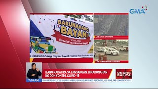 Ilang nakatira sa lansangan, binakunahan ng DOH kontra COVID-19 | UB