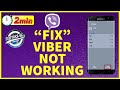 How to Fix Viber Not Working on Android Devices | Viber Issue On Android Devices 2022