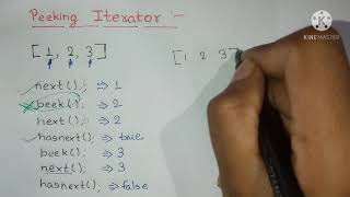 Peeking Iterator | LeetCode | C++ | Iterators