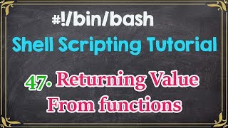 Functions | Returning value from called function in a shell script