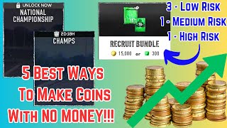 *Coin Making Methods* Best 5 Ways To Make COINS Right Now WITHOUT Spending Money In CFB 25!!!