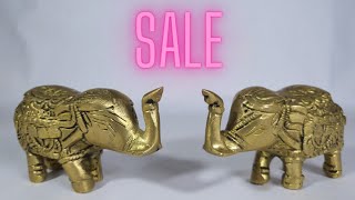 All types of Brass elephants