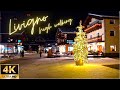 Livigno night town | Winter 2022/2023 | Italy | Beautiful walking - night | Walking tour | S22 Ultra