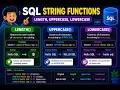 SQL String Functions Explained | LENGTH(), UPPER(), LOWER(), REPLACE() with Examples