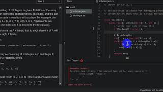 Codility Lesson 2 Arrays CyclicRotation