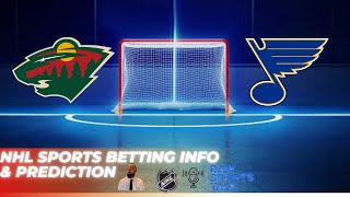 Minnesota Wild VS St. Louis Blues :Free NHL Betting info for 1/7/25