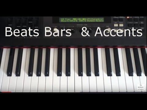 What are accents between the beats called?