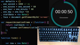 ASMR CODING | Stopwatch (NO TALKING)