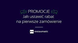 Restaumatic - Rabat na pierwsze zamówienie | Instrukcja