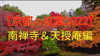 【京都の紅葉2022】南禅寺＆天授庵編　Kyoto、Autumn leaves、Nanzenji Temple、Tenjuan