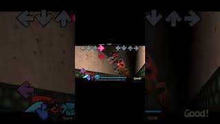 FNF: Boyfriend VS Withered Foxy / Bf runs away from Foxy (Vs. Five Nights at Freddy's 2) #shorts