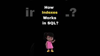 How does Index work in SQL? #sql #coding #shorts #short