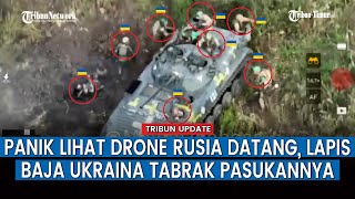 Kendaraan Lapis Baja Ukraina Dibombardir Artileri Rusia, Sekelompok Tentara Ukraina Diklaim Gugur