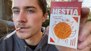 Smoking a Hestia “Stone Form” Cigarette - Review