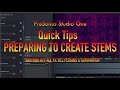 Preparing To Create Stems in Studio One - Home Studio Trainer Show