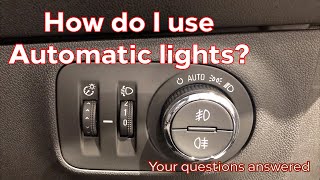 How do I use automatic lights?