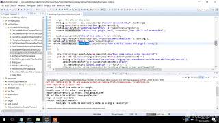 Webdriver JavascriptExecutor interact with elements and open and handle multiple tabs