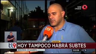 Hoy viernes tampoco habrá subte