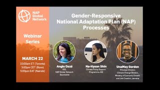 Webinar | Gender-Responsive NAP Processes