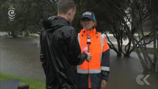 Auckland deluge floods graveyard, wrecks wedding venue, crumbles cliff: RNZ Checkpoint