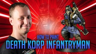 How to Paint a Death Korps of Krieg Infantryman for 40K.
