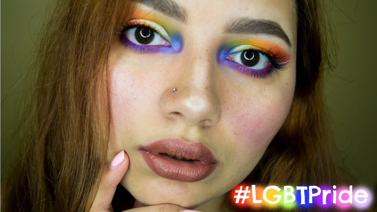 Lgbt Pride Makeup Tutorial Samakeupaddiction Youtube