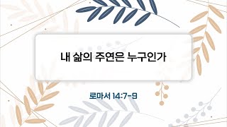 내 삶의 주연은 누구인가 | 박사무엘 전도사 | 분당다함교회 청년부 | 2024-11-24