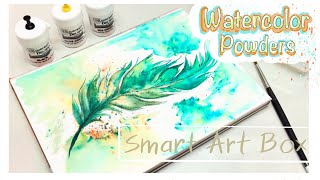 Brusho Crystal Colours- Smart Art Box- Unboxing And Demo